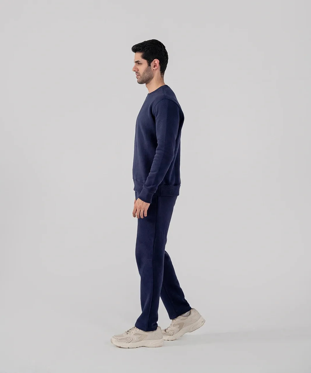 Men's Fleece Sweatshirt (Navy)