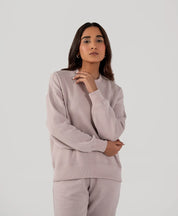 Ladies Fleece Sweatshirt (Purple Haze)