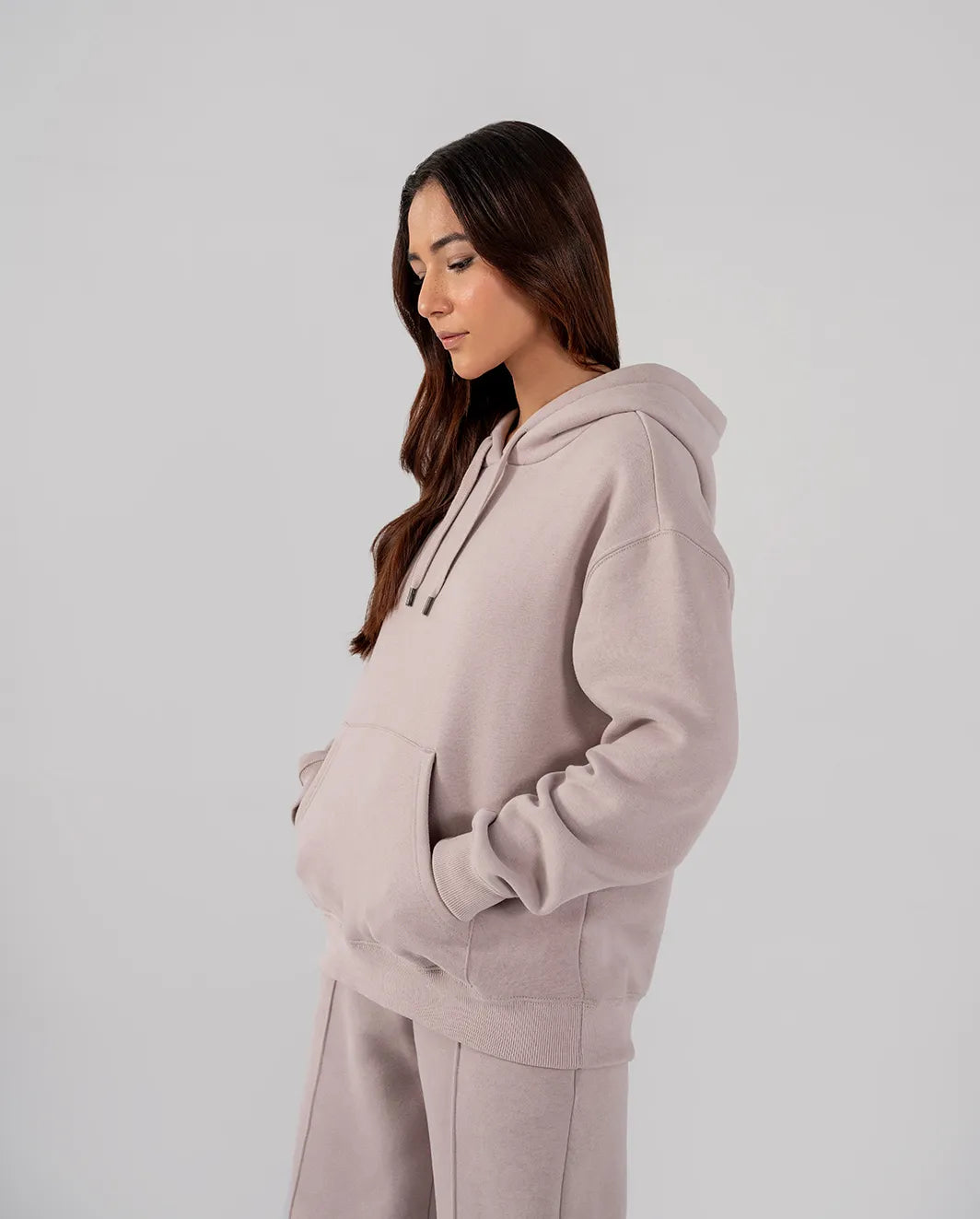 Ladies Fleece Hoodie (Purple Haze)