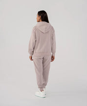 Ladies Fleece Zipper Hoodie (Purple Haze)