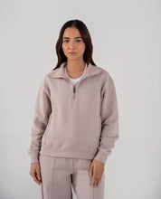 Ladies Fleece Half Zipper (Purple Haze)