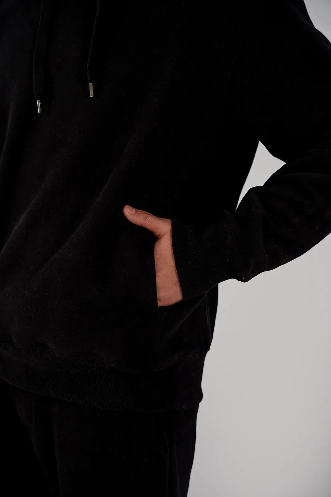 Men's Fleece Hoodie (Black)