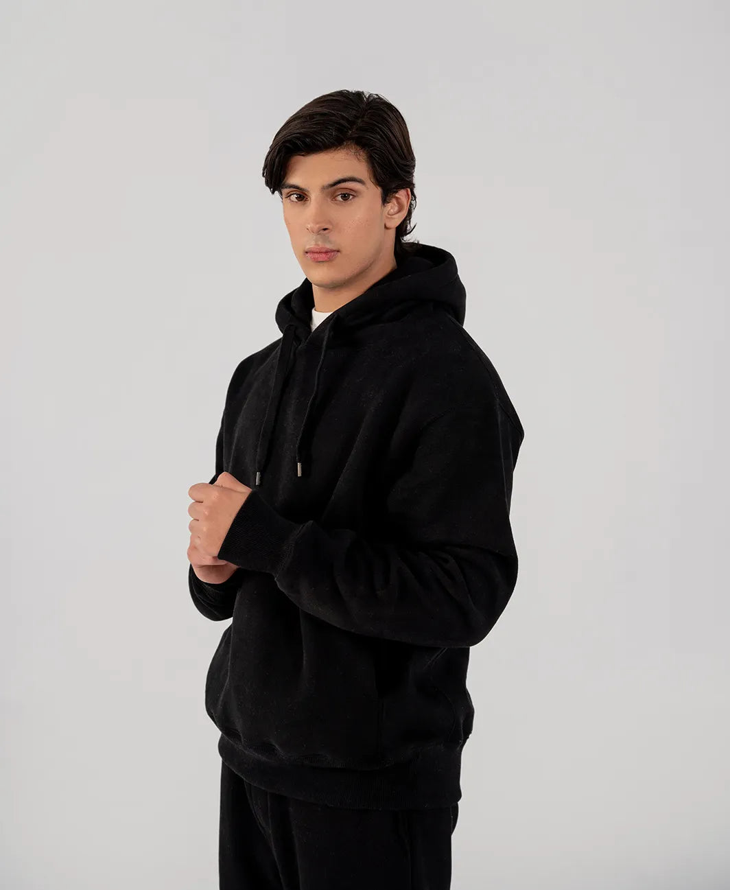 Men's Fleece Hoodie Black
