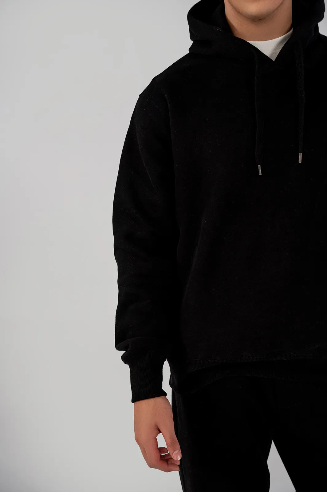 Men's Fleece Hoodie (Black)