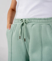 Ladies Fleece Straight Leg Trouser (Light Teal)