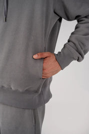 Men's Fleece Hoodie (Grey)