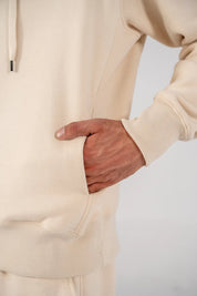 Men's Fleece Hoodie (Ivory)