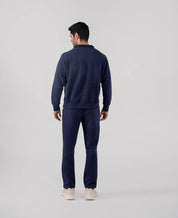 Men's Fleece Half Zipper (Navy)