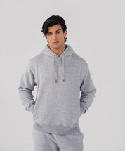 Men's Fleece Hoodie Grey Melange