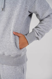Men's Fleece Hoodie (Grey Melange)