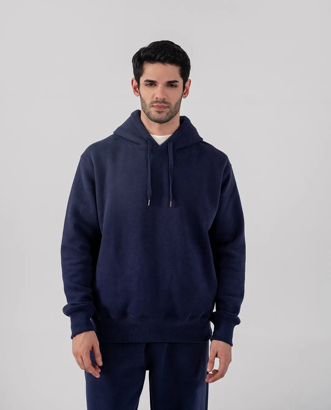 Men's Fleece Hoodie (Navy)