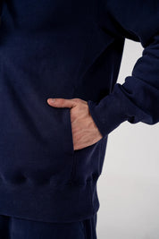 Men's Fleece Hoodie (Navy)