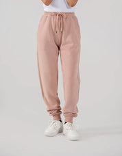 Ladies Fleece Elasticated Trouser (Pastel Pink)